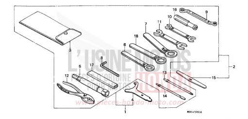 OUTILS NTV650P de 1993